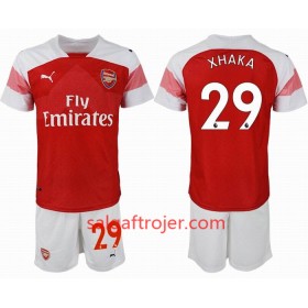 Arsenal Fodboldtrøjer XHAKA 29 Børn Hjemmebanesæt 2018/19 Kort ærmer